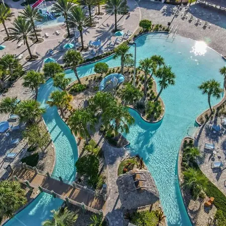 Disney Magic Championsgate Resort House 15 Min From Disney World, With Club House, 7 Pools And Water Park